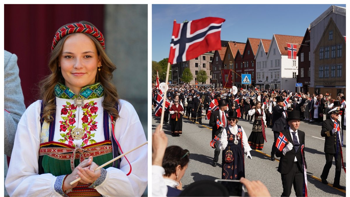 Prinsessan Ingrid Alexandra av Norge firar nationaldagen den 17 maj. 